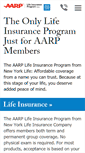 Mobile Screenshot of newyorklife-aarp.com